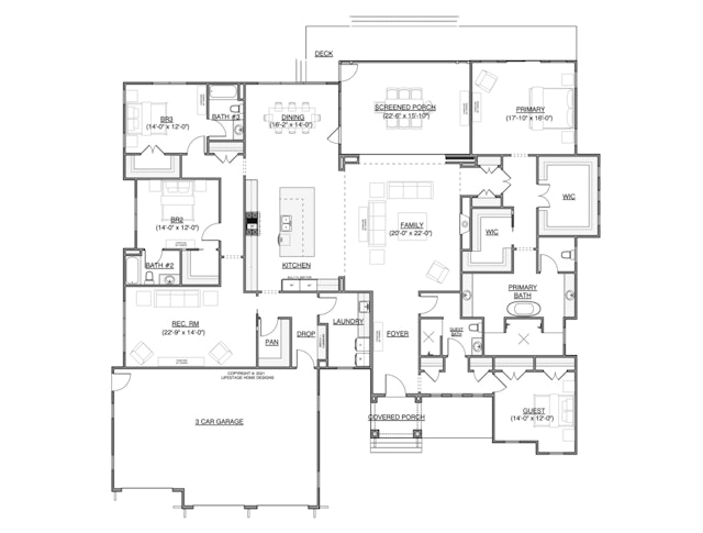 LifeStage Home Designs | 1 Story Plans | The Sawgrass