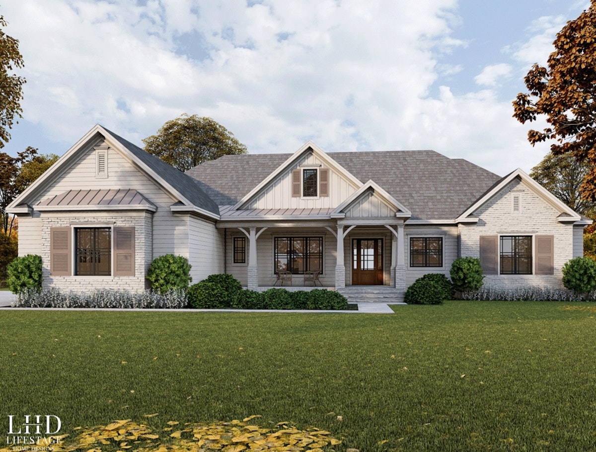 LifeStage Home Designs | 1 Story Plans | The Walnut