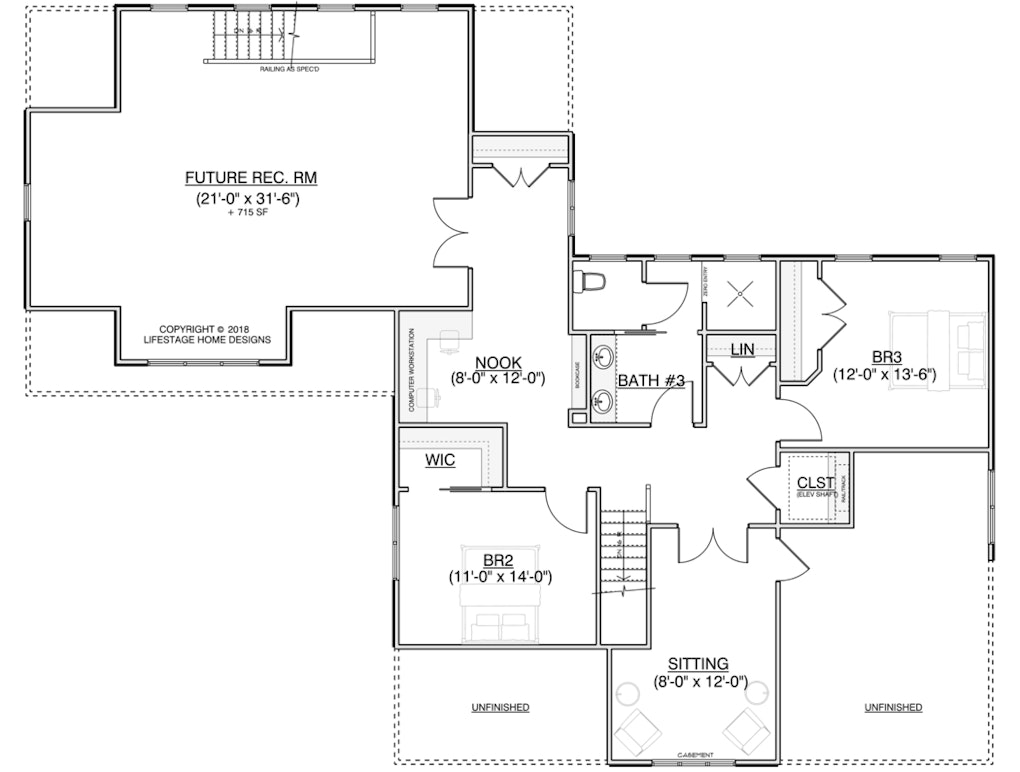 LifeStage Home Designs | 2 Story Plans | The Shelby