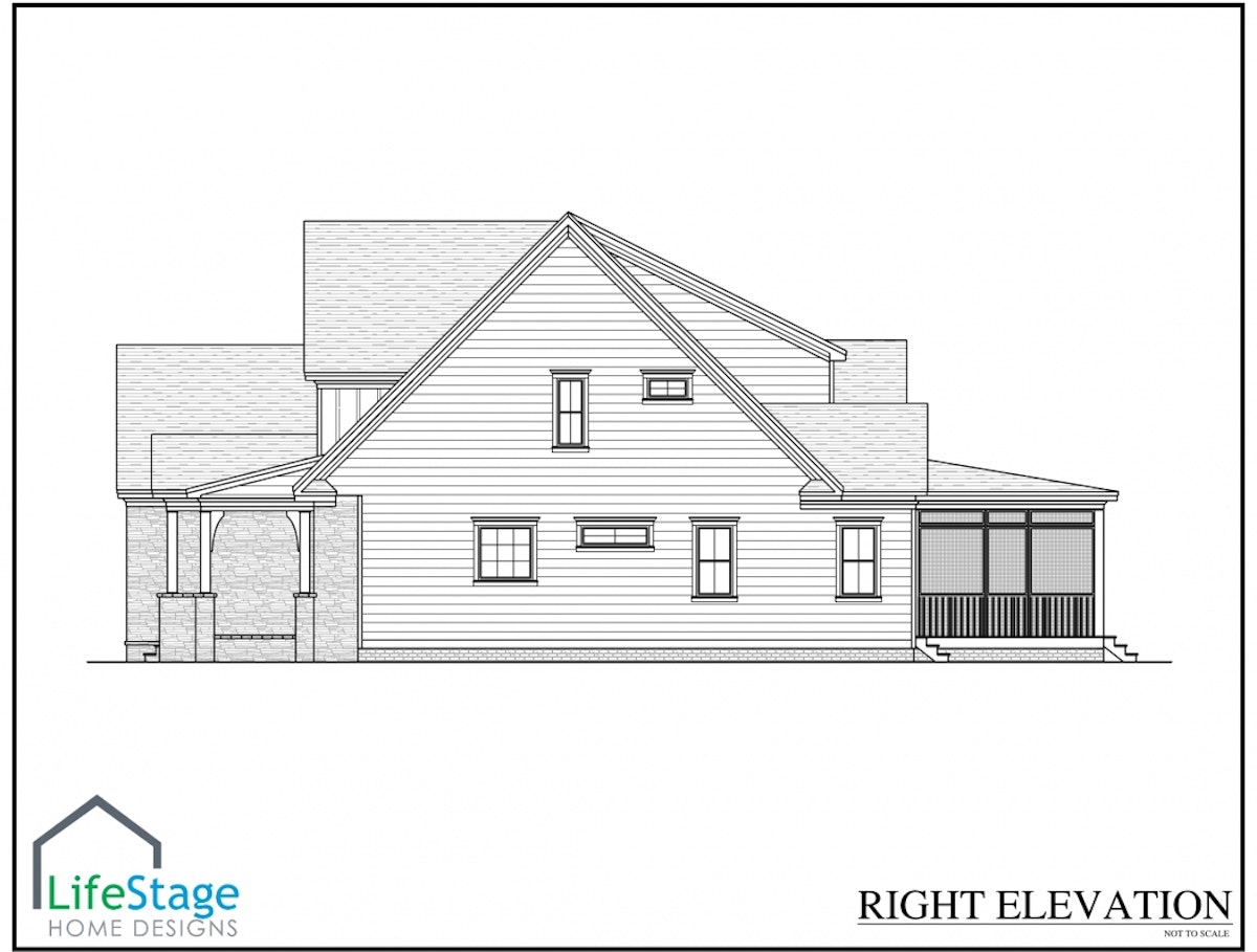 LifeStage Home Designs 2 Story Plans Hickory Grove Retreat