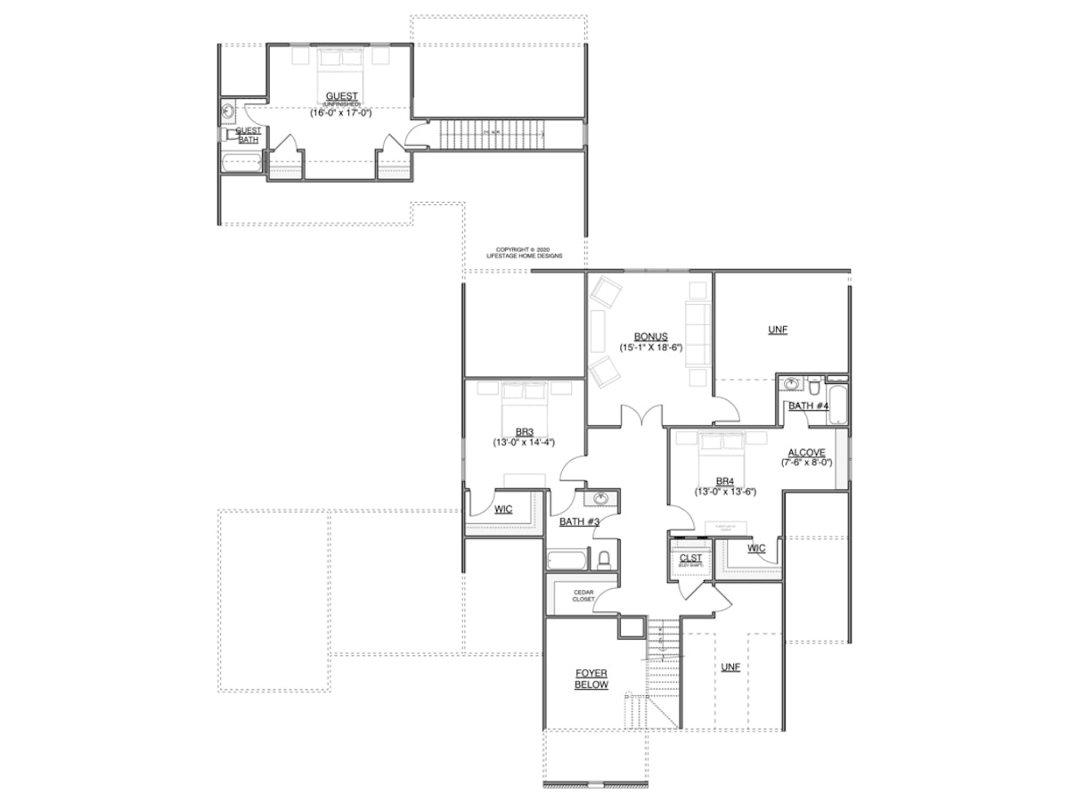 LifeStage Home Designs | 2 Story Plans | The Galloway